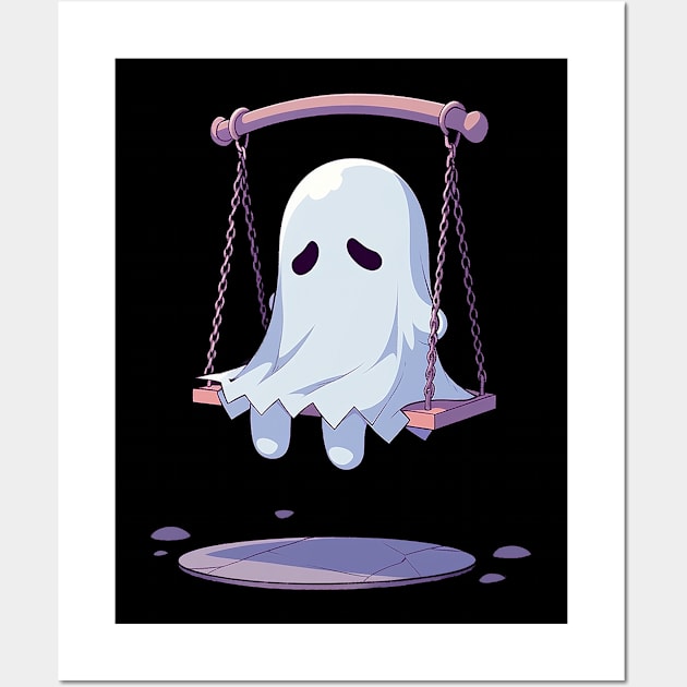 sad ghost Wall Art by piratesnow